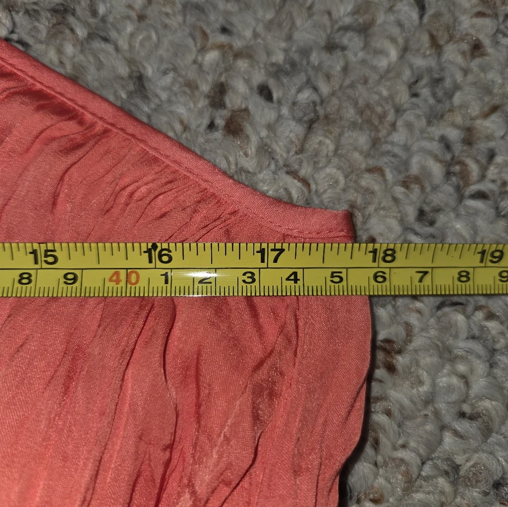 NWT Banana Republic Vibrant Coral Jumpsuit. Size L - Picture 4 of 6